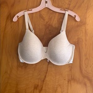 Tan cotton  tee shirt lightly lined Demi